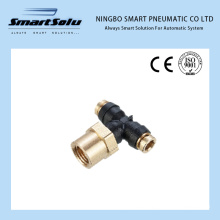 Female Branch Tee Composite DOT Air Brake Push in Fittings